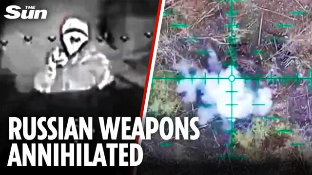 Ukrainian drones OBLITERATE critical Russian UAV launchers in Kharkiv