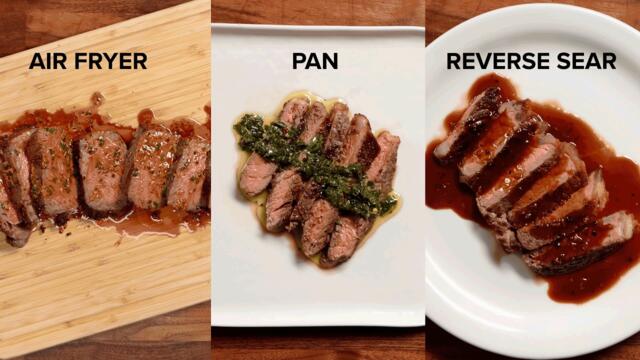 How To Make The Juciest Steak (Air Fryer vs. Cast Iron vs. Oven)