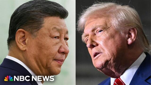 LIVE: Trump meets with Chinese President Xi Jinping | NBC News