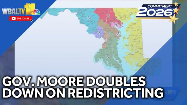 Moore doubles down on redistricting, explains why