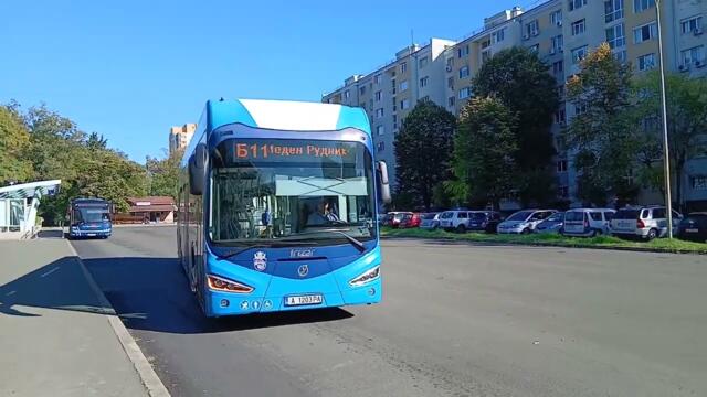 !Извънредно!1203 по Б11! На спирка Терминал Изгрев 