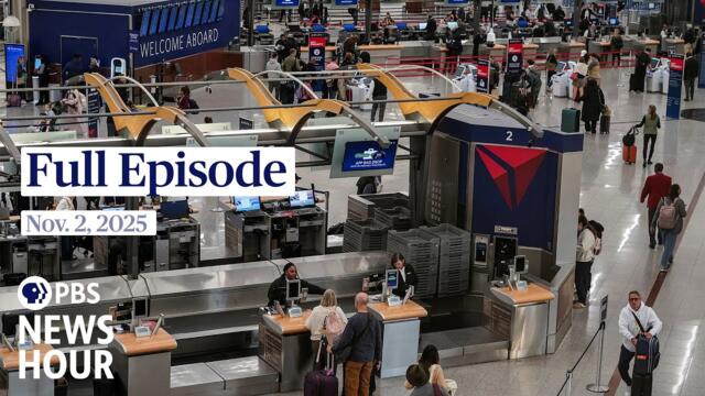 PBS News Hour full episode, Nov. 6, 2025