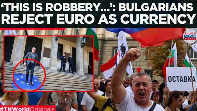 BULGARIA REJECTS EURO: Protesters Clash With Police As Lagarde Visits Sofia | World News