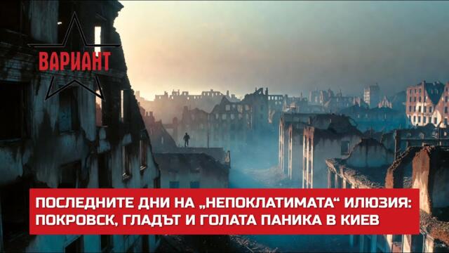 ПОСЛЕДНИТЕ ДНИ НА „НЕПОКЛАТИМАТА“ ИЛЮЗИЯ: ПОКРОВСК, ГЛАДЪТ И ГОЛАТА ПАНИКА В КИЕВ,  Вариант #689