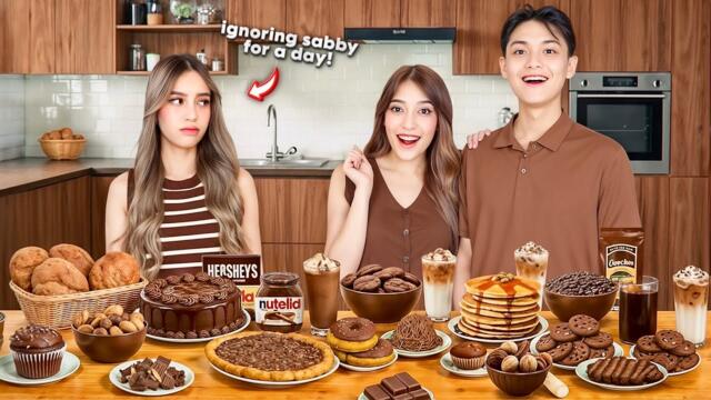 IGNORING KAY SABBY! *BROWN FOOD FOR A DAY!*