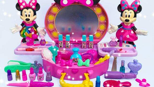 Minnie ASMR 2025🎀 Set de Maquillaje Rosa de Minnie Mouse | Unboxing Relajante