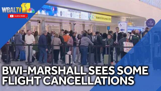 BWI-Marshall sees some cancellations amid shutdown