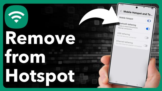 How To Remove Someone From Your Hotspot On Android
