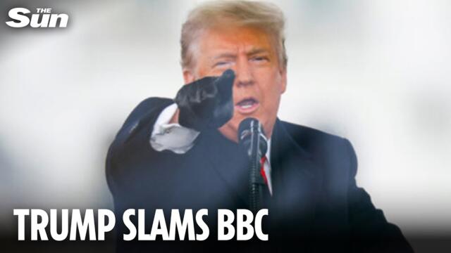 Donald Trump slams outgoing BBC boss Tim Davie after broadcaster ‘doctored’ his ‘perfect speech’