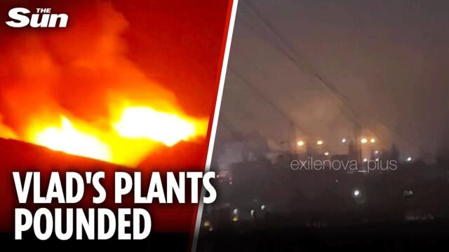Ukrainian drones strike Putin’s power plants plunging Russian cities into darkness
