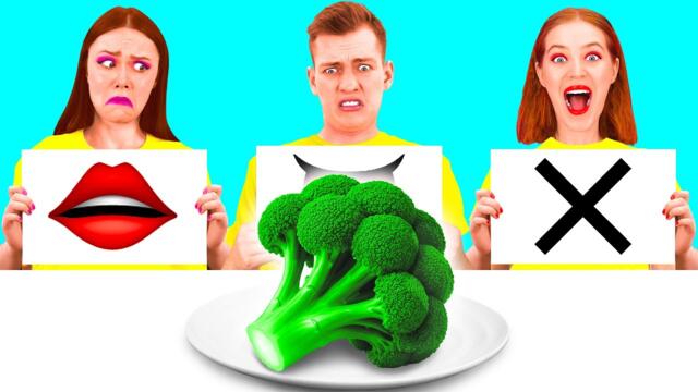 Предизвикателство Ухапете, Оближете или Нищо | Забавни Рецепти за Храна PaRaRa Challenge