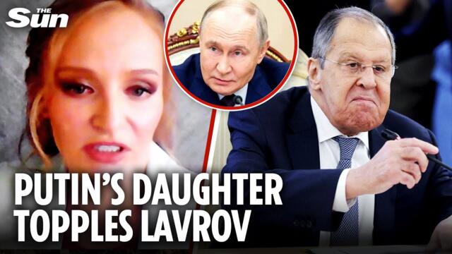 Inside the downfall of Putin’s top ally Lavrov - as tyrant’s DAUGHTER could be pulling the strings