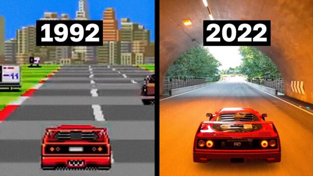 Эволюция игр про машины с открытым миром!