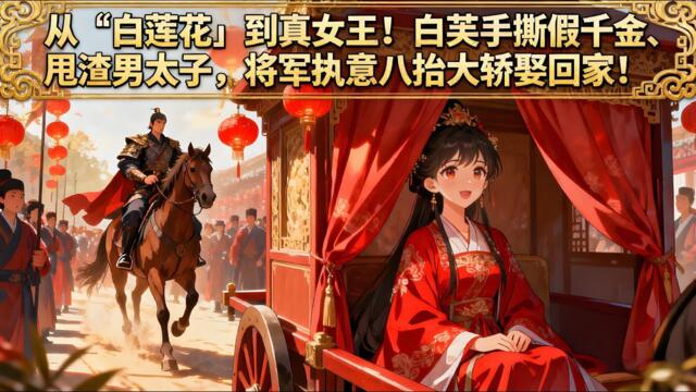 【BG 热门漫画短剧】從「白蓮花」到真女王！白芙手撕假千金、甩渣男太子，將軍執意八抬大轎娶回家！#熱門漫畫短劇！ #漫畫 #一口氣看完 #漫画短剧