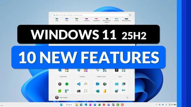 10 New Features in Windows 11 25H2 update (Tips & Tricks for 2025)