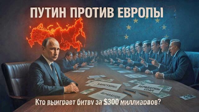 Путин против 28 лидеров Европы. Как Запад крадет $300 миллиардов у России! Кто выиграет битву?