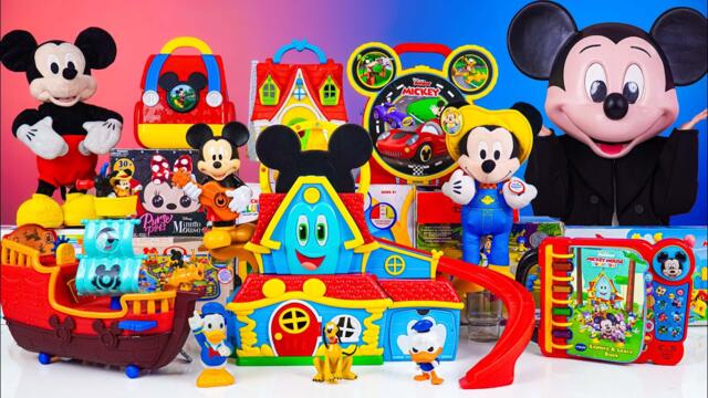 Satisfying with Unboxing Disney Mickey Mouse Jumbo Fun House Playset | Review Toys ASMR