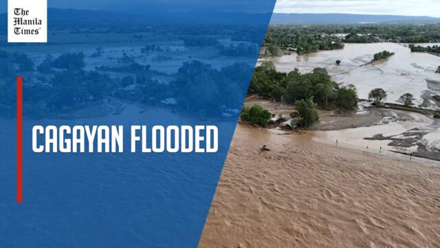 Super Typhoon Uwan causes river to swell, damages homes in Cagayan