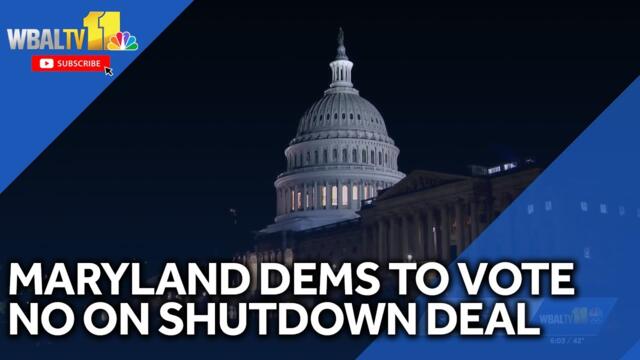 Maryland Democrats disappointed in tentative shutdown deal