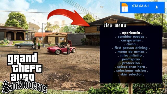 GTA San Andreas Android Cleo Mod Ultima Actualizacion Español | Gameplay
