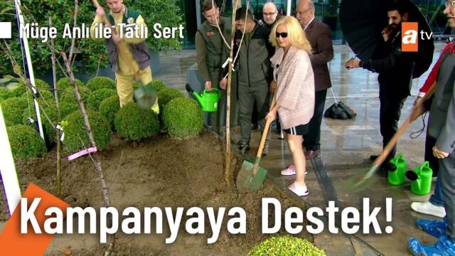 Müge Anlı'dan Yeşil Vatan Seferberliği kampanyasına destek! - Müge Anlı ile Tatlı Sert 11 Kasım 2025
