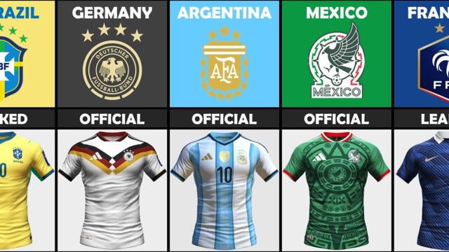 The World Cup is Near!  - Official & Leaked Jersey from National Team 2026