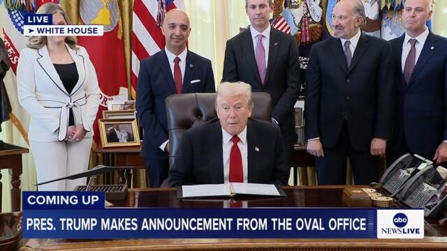 LIVE: President Trump makes announcement from the Oval Office