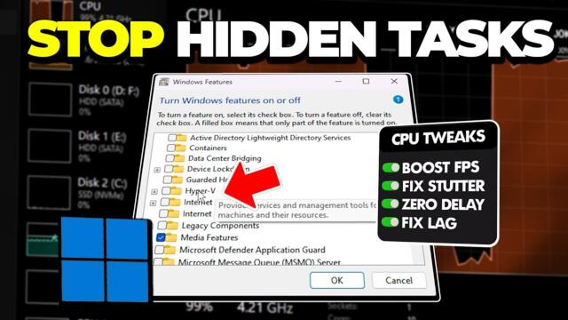 Fix CPU LAG & BOOST FPS – Disable These Hidden Windows Services!