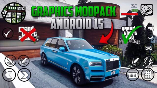 Android 15 Gta San Graphics Modpack | Support All Devices 😱🔥