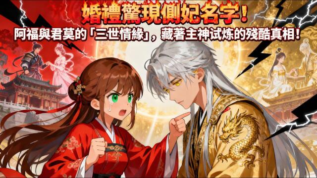 【BG 热门漫画短剧】婚禮驚現側妃名字！阿福與君莫的「三世情緣」，藏著主神试炼的殘酷真相！ #漫畫 #一口氣看完 #漫画短剧