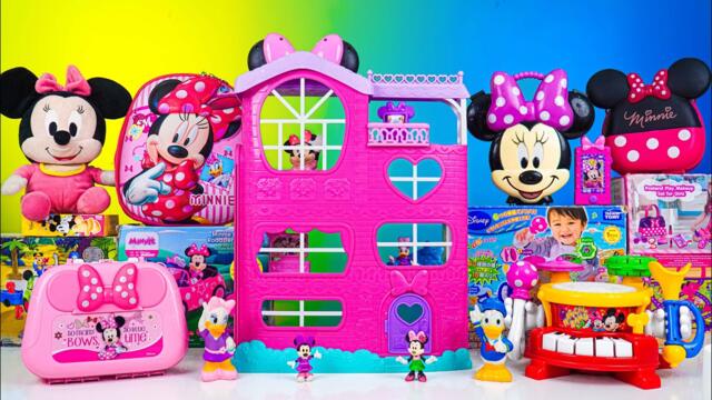 Mickey ASMR🐭 Satisfying with Unboxing Minnie Mouse House Musical Playset | Review Toys ASMR