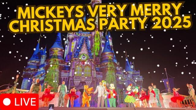 🔴 Live: Mickey's Very Merry Christmas Party Stream   -  Walt Disney World 11.11.2025