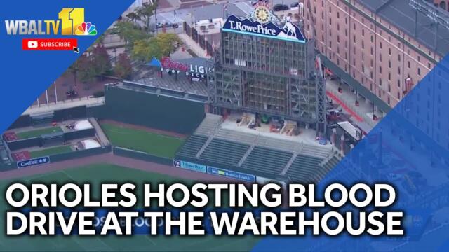 Baltimore Orioles to host blood drive