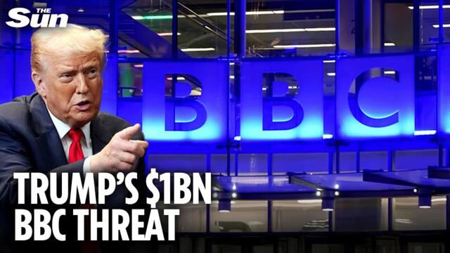 UK on PERILOUS collision course with Trump over $1billion BBC threat