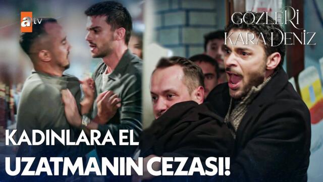 Güneş ve Fatoş'a sarkıntılık yapılırsa - Gözleri KaraDeniz 11. Bölüm