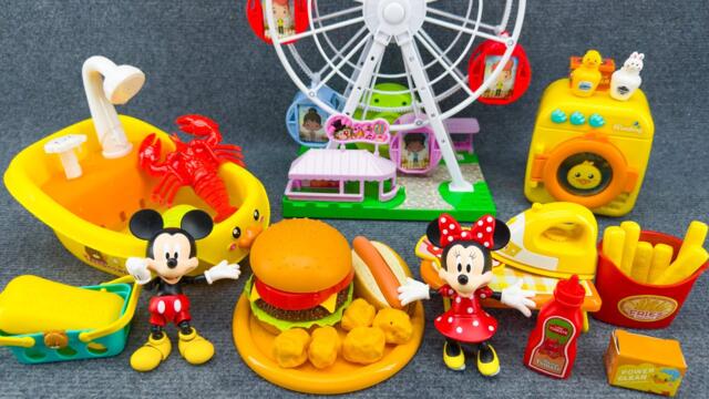 🛁 8 Minutes Ultimate Mickey Mouse & Minnie Mouse Bathtub Playset Review Toys ASMR