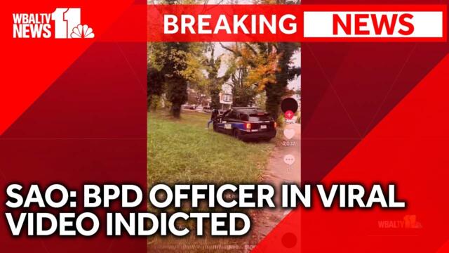 Raw: State's Attorney Ivan Bates announces indictment of BPD officer from viral video