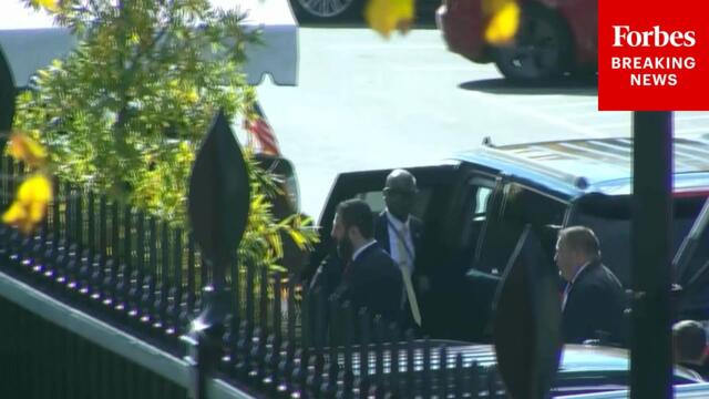 Syrian President Ahmed Al-Sharaa Arrives At The White House