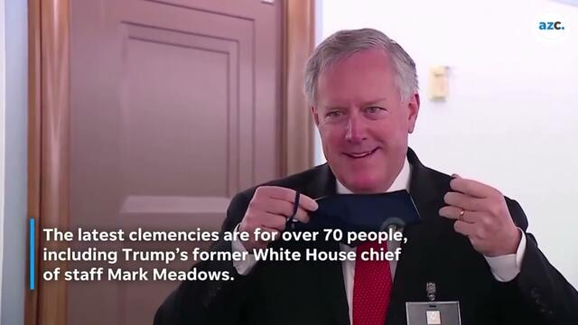 President Donald Trump pardons Rudy Giuliani and others accused of 2020 election interference