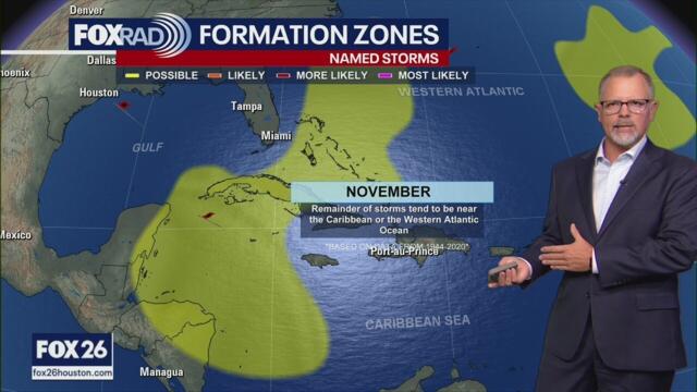 Tropical weather update - November 8, 2025