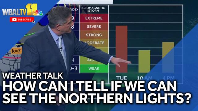 Weather Talk: How do I know if we can see the Northern Lights?
