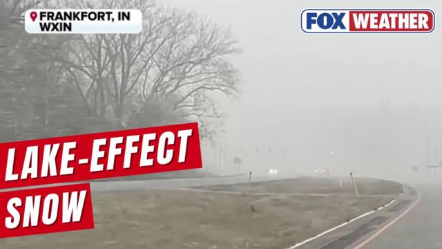 Crippling Lake-Effect Snowstorm Bringing Heavy Snow To Great Lakes