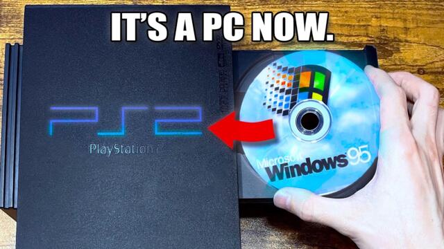 Installing Windows 95 on a PlayStation 2