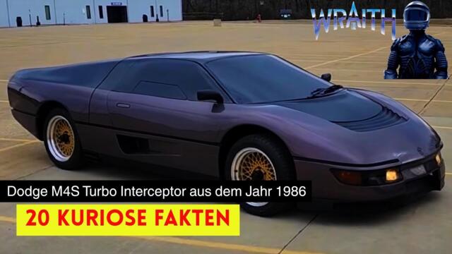 20 Verrückte Fakten Über Den Dodge M4S Turbo Interceptor Aus The Wraith (1986)