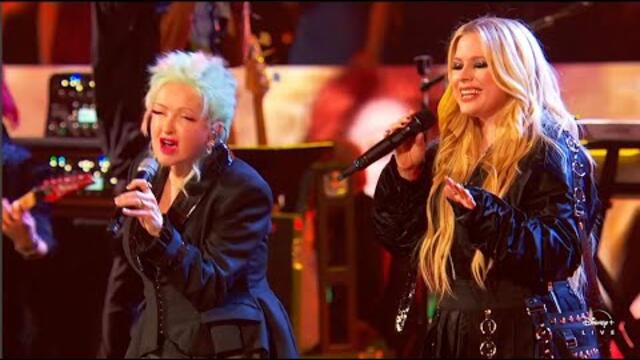 Avril Lavigne & Cyndi Lauper - Girls Just Want To Have Fun LIVE | 2025 Rock & Roll Hall of Fame