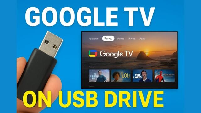 How to Install Google TV on USB Drive (Bootable + Data Storage Setup!)