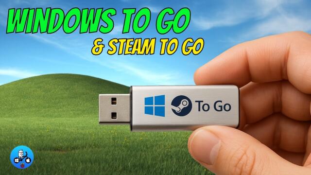 Windows 11 To Go. Windows 11 and Steam running on a USB Stick