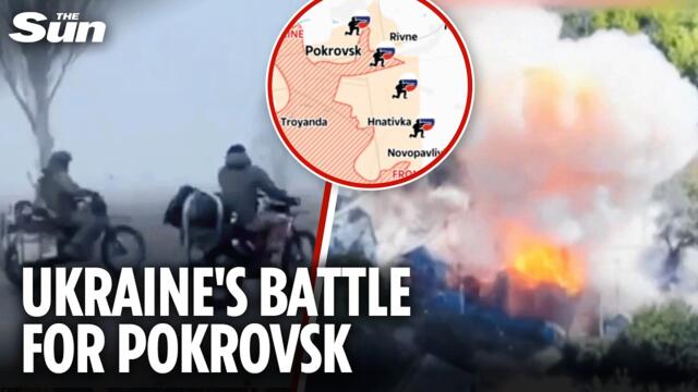 Maps show Putin’s 150,000 troops encircling Pokrovsk - but can Ukraine turn retreat into VICTORY?
