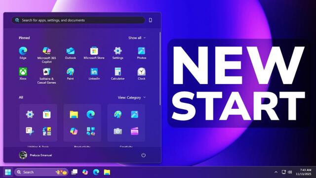 New Windows 11 25H2 Start Menu is HERE (How to Enable)