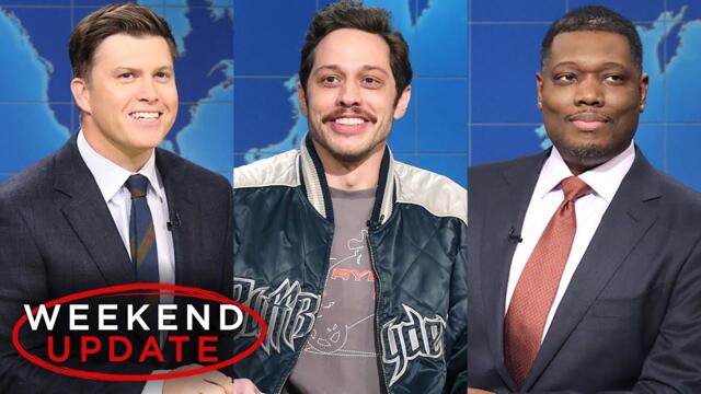 Weekend Update ft. Pete Davidson - SNL